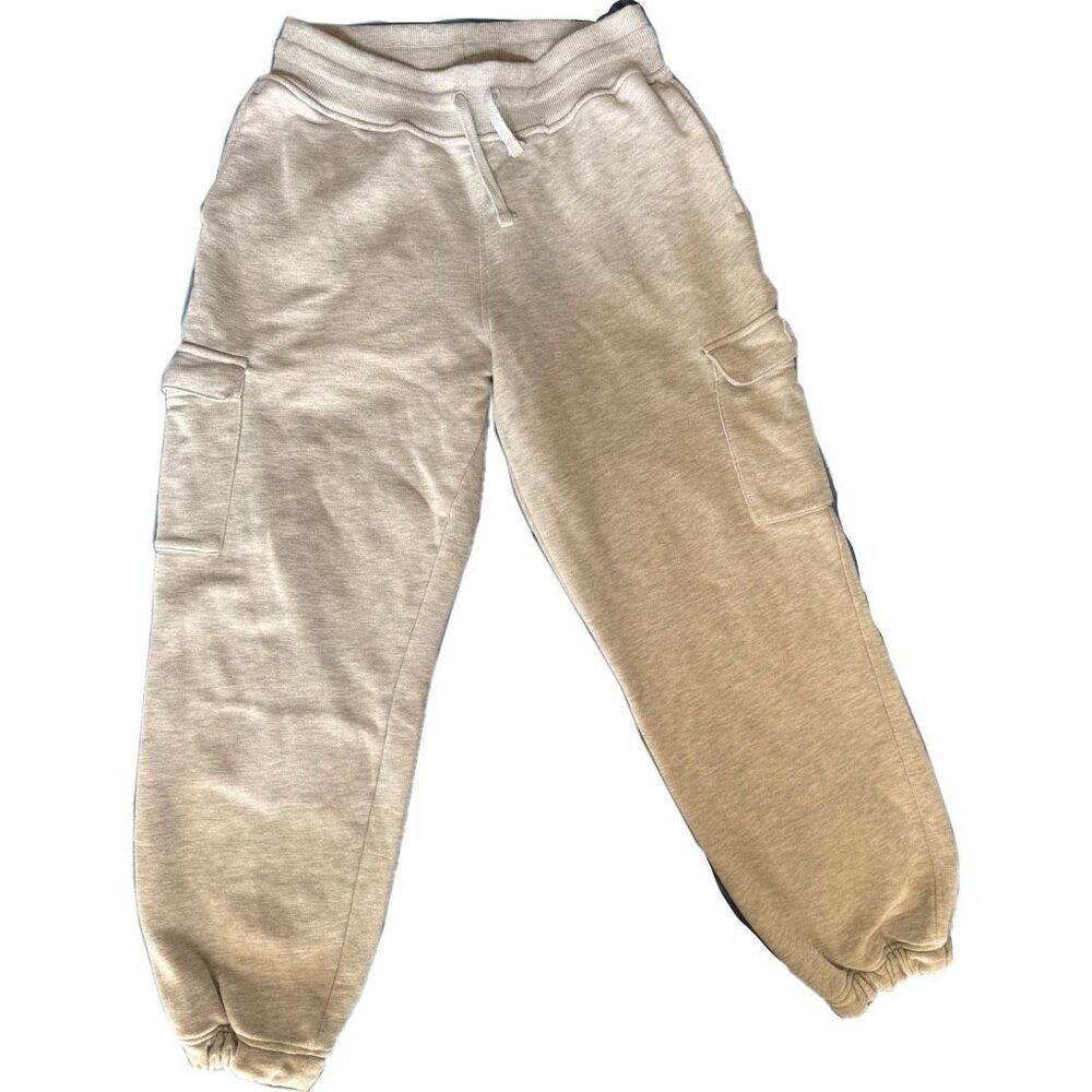 Oneractive M women’s grey sweatpants cargo pockets pull on high rise